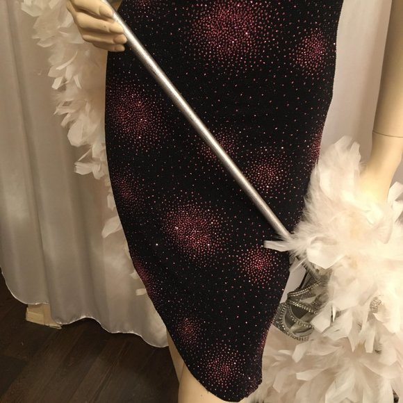 RARE gorgeous pixie dress covered in sapphire pink glitter! - Picture 8 of 16